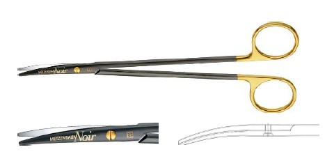 НОІР МЕТЦЕНБАУМ НОЖИЦІ ВИГНУТІ ХВИЛ. ЗАТОЧ. 180MM